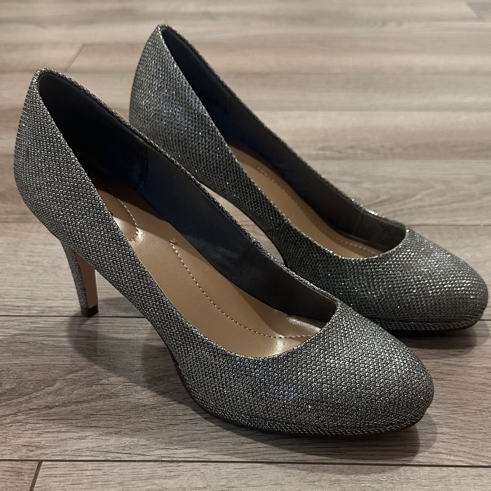 Women's Silver Dress Heels
